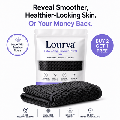 Lourva™ Exfoliating Shower Towel
