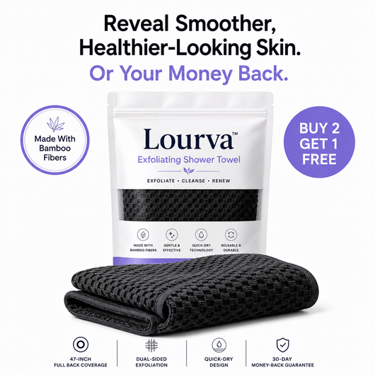 Lourva™ Exfoliating Shower Towel